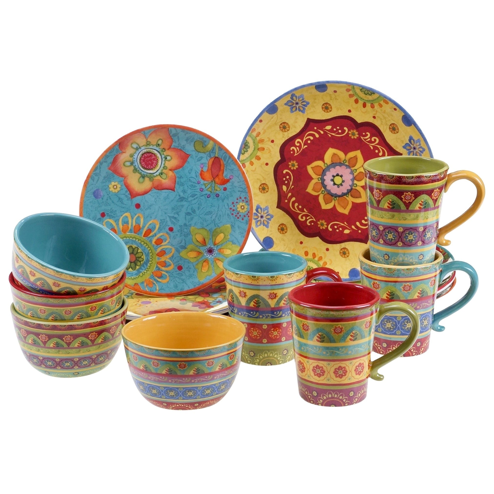 Certified International Tunisian 16 Piece Dinnerware Set