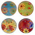 Certified International Tunisian Sunset 8.75 Salad Dessert Plates Set Of 4