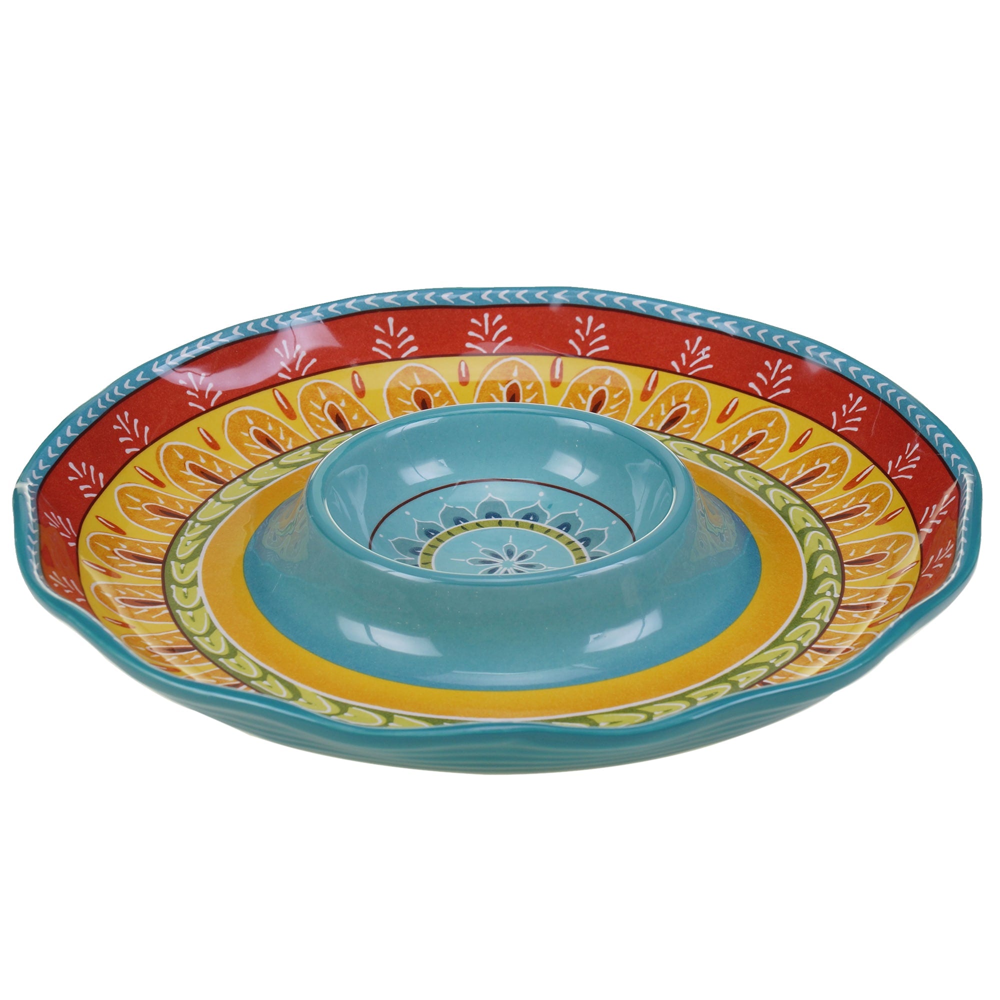 Certified International Valencia Chip And Dip 13.25 Inch
