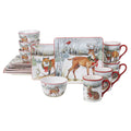 Certified International Winter Forest 16 Piece Dinnerware Set Service For 4