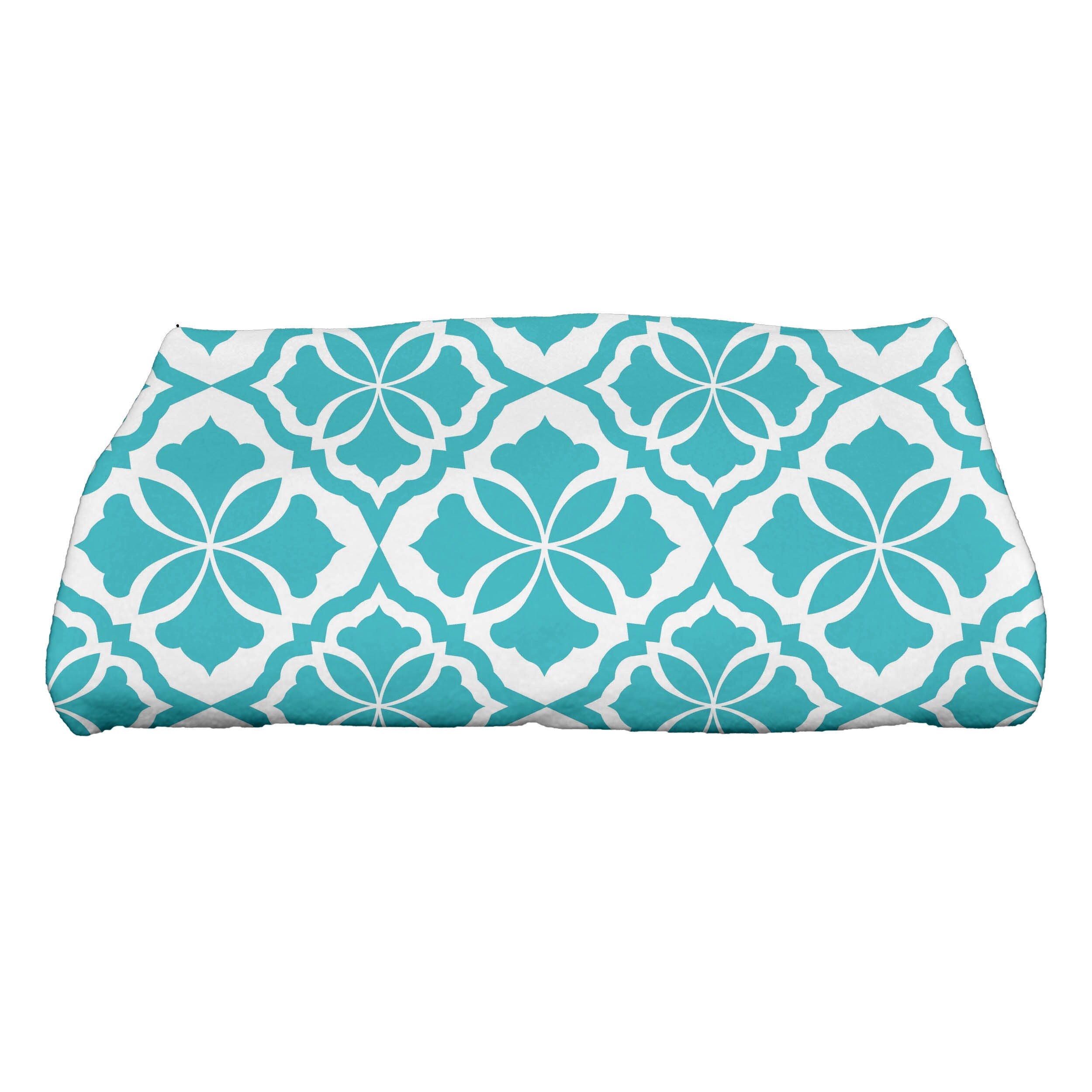 30 X 60 Inch Ceylon Geometric Print Bath Towel