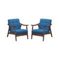 Chabani Mid Century Modern Accent Chairs Set Of 2 By Chirstopher Knight Home