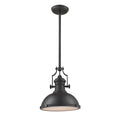 Chadwick 13 Inch Wide 1 Light Pendant In Matte Black 13In W X 13In D X 14In H