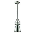 Chadwick 7.5 Inch Wide 1 Light Mini Pendant In Satin Nickel 7.5In W X 7.5In D X 14In H