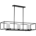 Chadwick Three Light Matte Black Island Chandelier 40 In X 40 In X 8.75 In