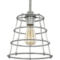 Chambers Collection Galvanized One Light Mini Pendant 12.675 X 12.09 X 12.09