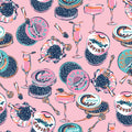 Champagne And Caviar Pink Peel And Stick Wallpaper