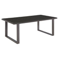 Chance Glass Top Outdoor Patio Coffee Table