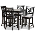 Copper Grove Aileur 5 Piece Counter Height Pub Dining Set