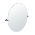 Channel Large Oval Beveled Tilting Wall Mirror
