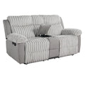 Charging Ports 1Pc Loveseat Recliner Storage 2 Removeable Cup Holder Led