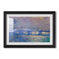 Charing Cross Bridge 1903 Claude Monet Custom Framed Print