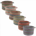 Charisma Multi Colored 18X12 Inch Basket By Rhody Rug
