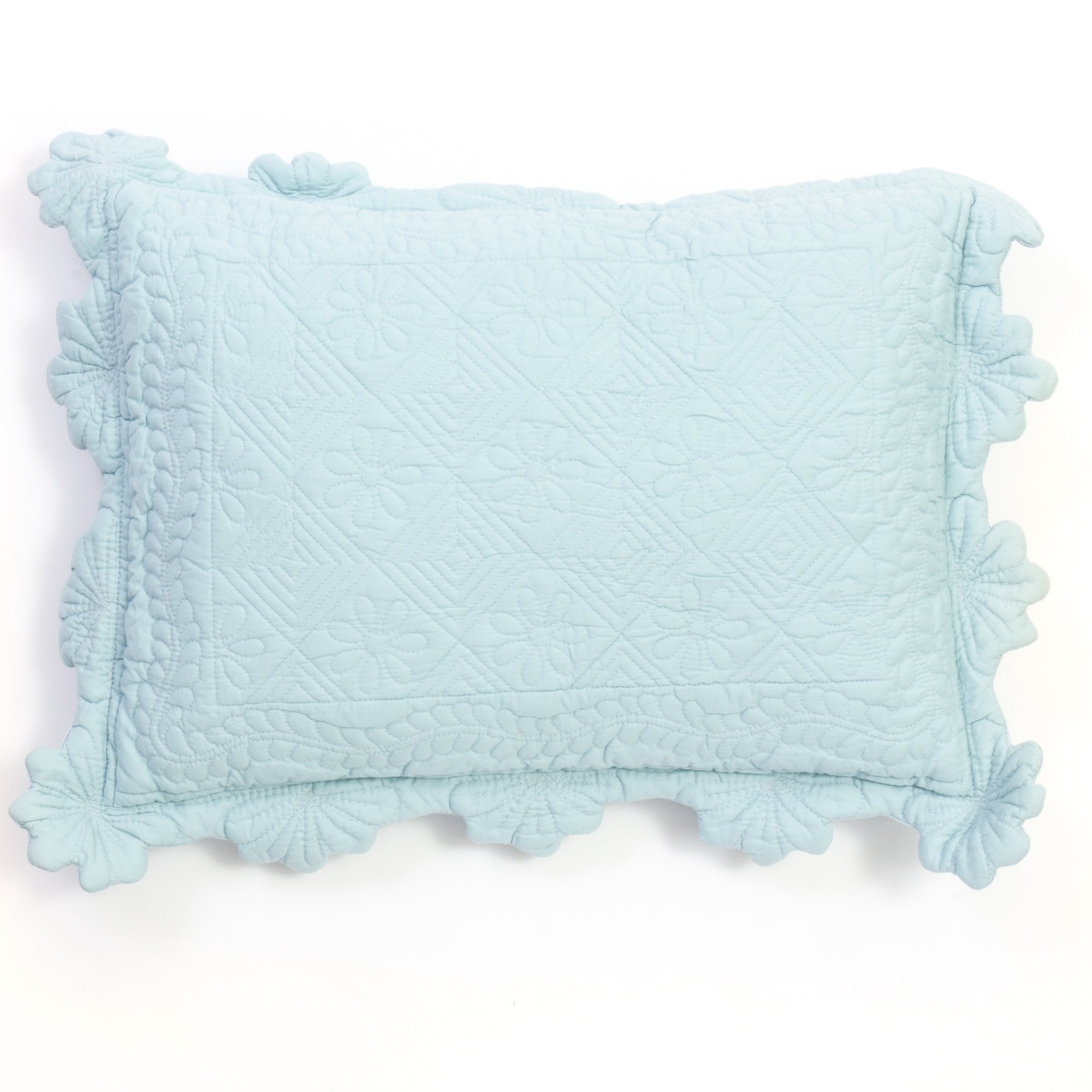 Charles Light Blue Sham Boudoir