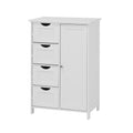 Charming Floor Cabinet Entryway Cabinet With Drawers Bathroom Skin Care Cabinet With Adjustable Shelves