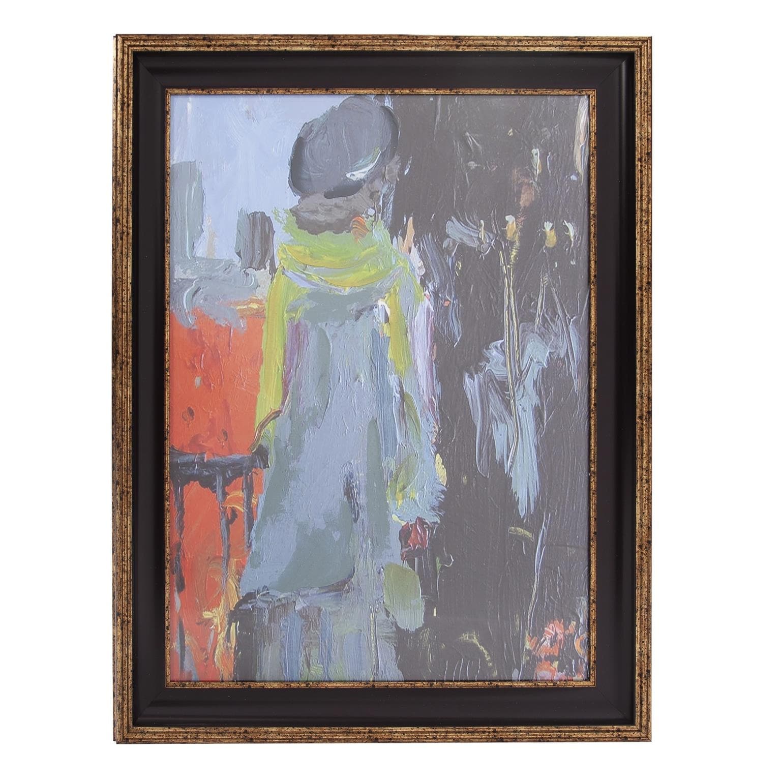 Chartreuse Scarf Wall Art