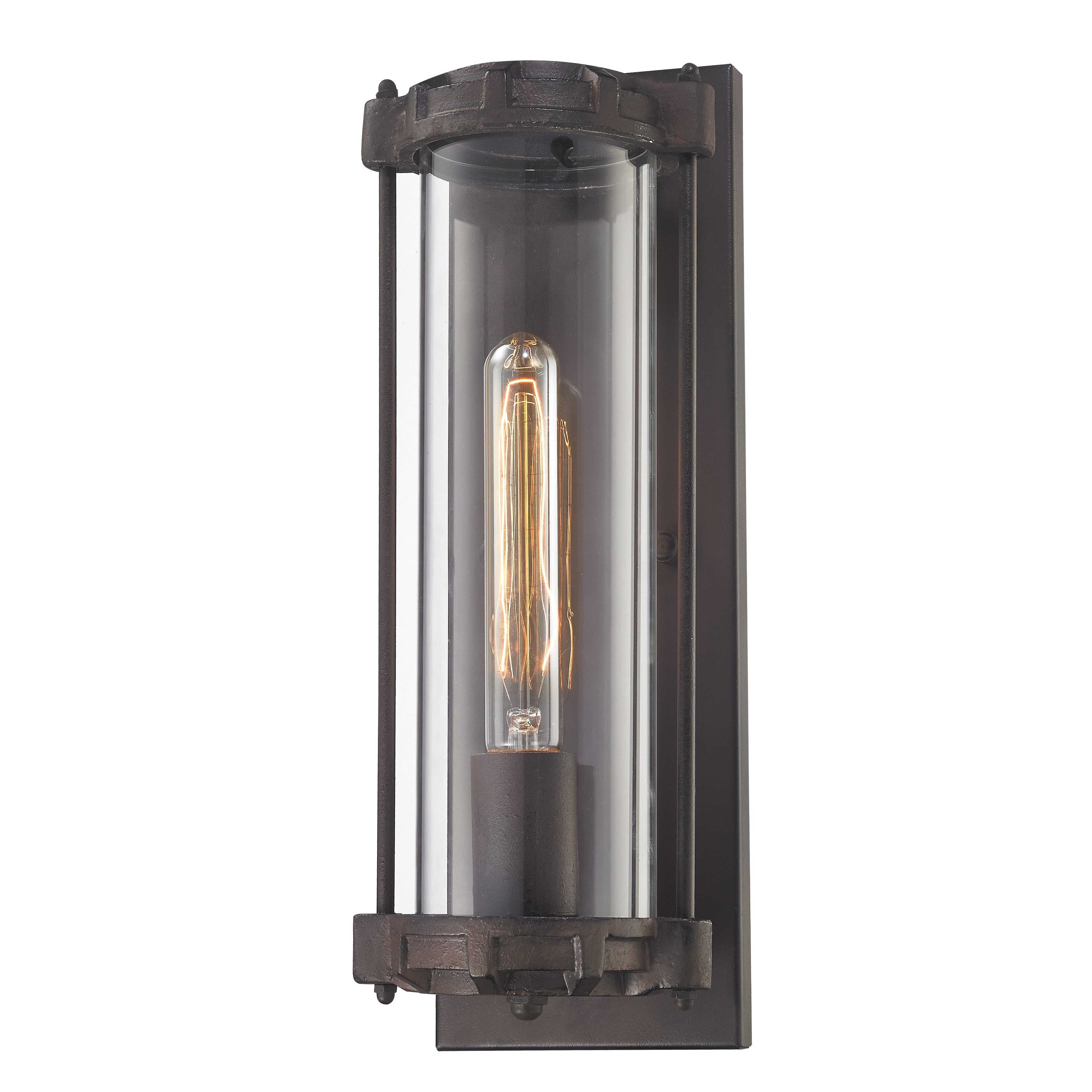 Chasebrook 15 High 1 Light Sconce Clay Iron 15 Inch Tall