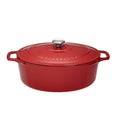 Chasseur 6.25 Quart Red Enameled Cast Iron Oval Dutch Oven Box 18 X 13 X 8 Wt 17