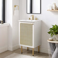 Chaucer 18 24 30 36 48 Single Basin 48 White Basin Bathroom Vanity