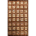 Checkered Gabbeh Kashkoli Oriental Wool Area Rug Handmade Carpet 55 X 91