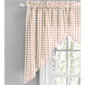 Checkmate Rod Pocket Kitchen Curtains Tier Swag Or Valance Sold Separately