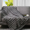 Cheer Collection 40 X 50 Ultra Soft Faux Fur Throw Blanket