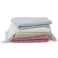 Cheer Collection Ultra Soft Knit Fringe Throw Blanket Full