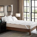 Cheer Collection Luxury Down Alternative Mattress Topper White