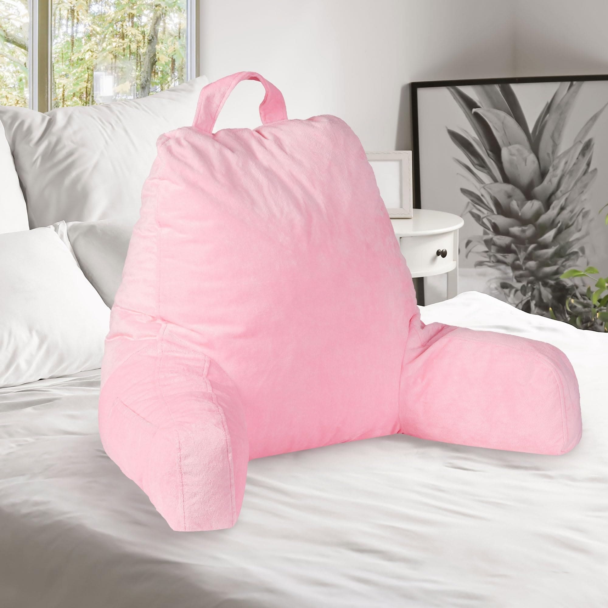 Cheer Collection Memory Foam Support Reading Tv Pillow