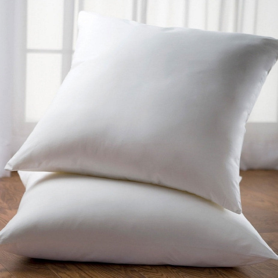 Cheer Collection White 26 X 26 Euro Square Pillow Set Of 2