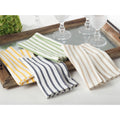 Cheerful Striped Cotton Napkins Set Of 4