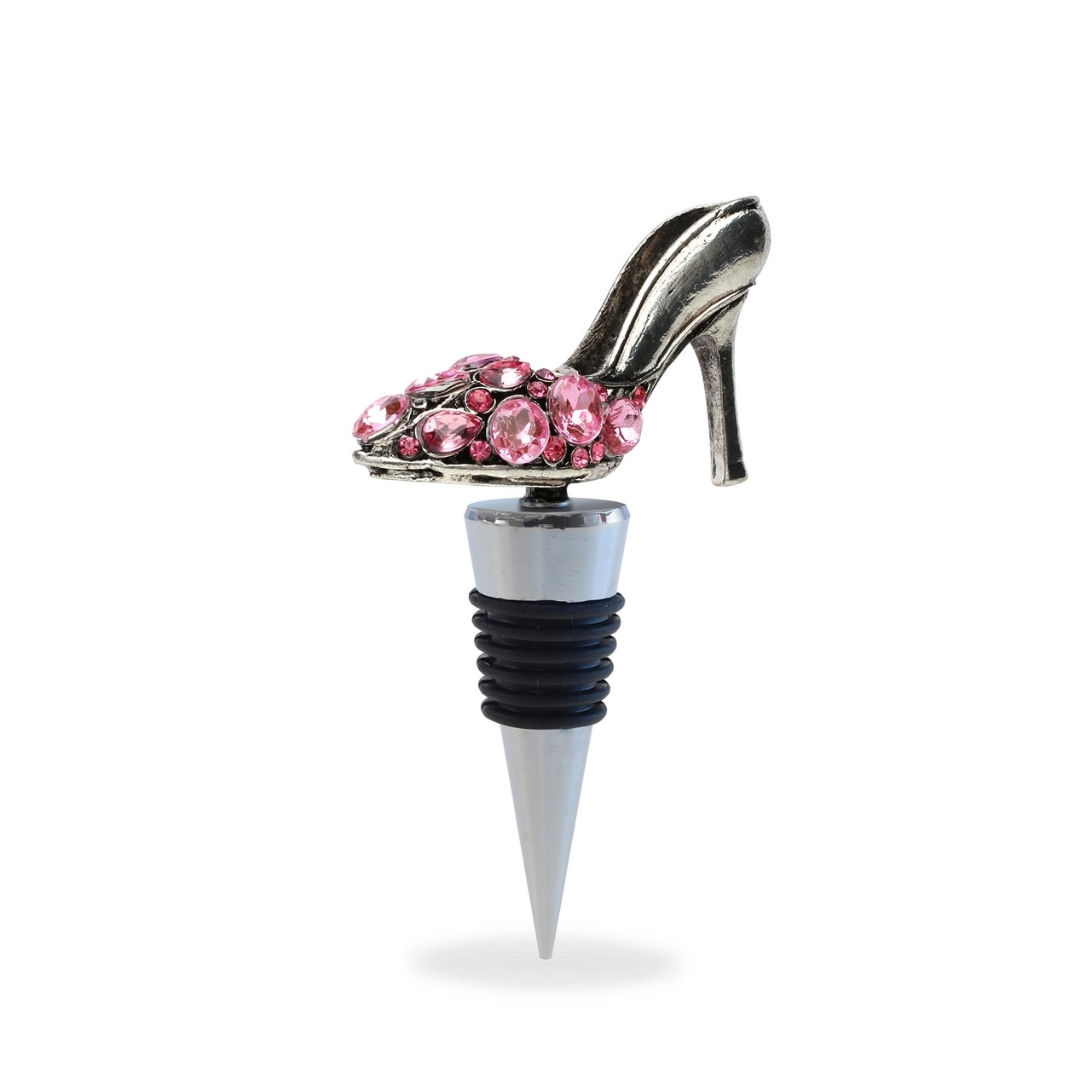 Cheers High Heel Shoe Multicolor Metal Wine Stopper