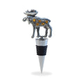 Puzzled Inc. Cheers Multicolored Metal Moose Wine Stopper
