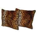 Cheetah Print 18 Inch Pillows Set Of 2
