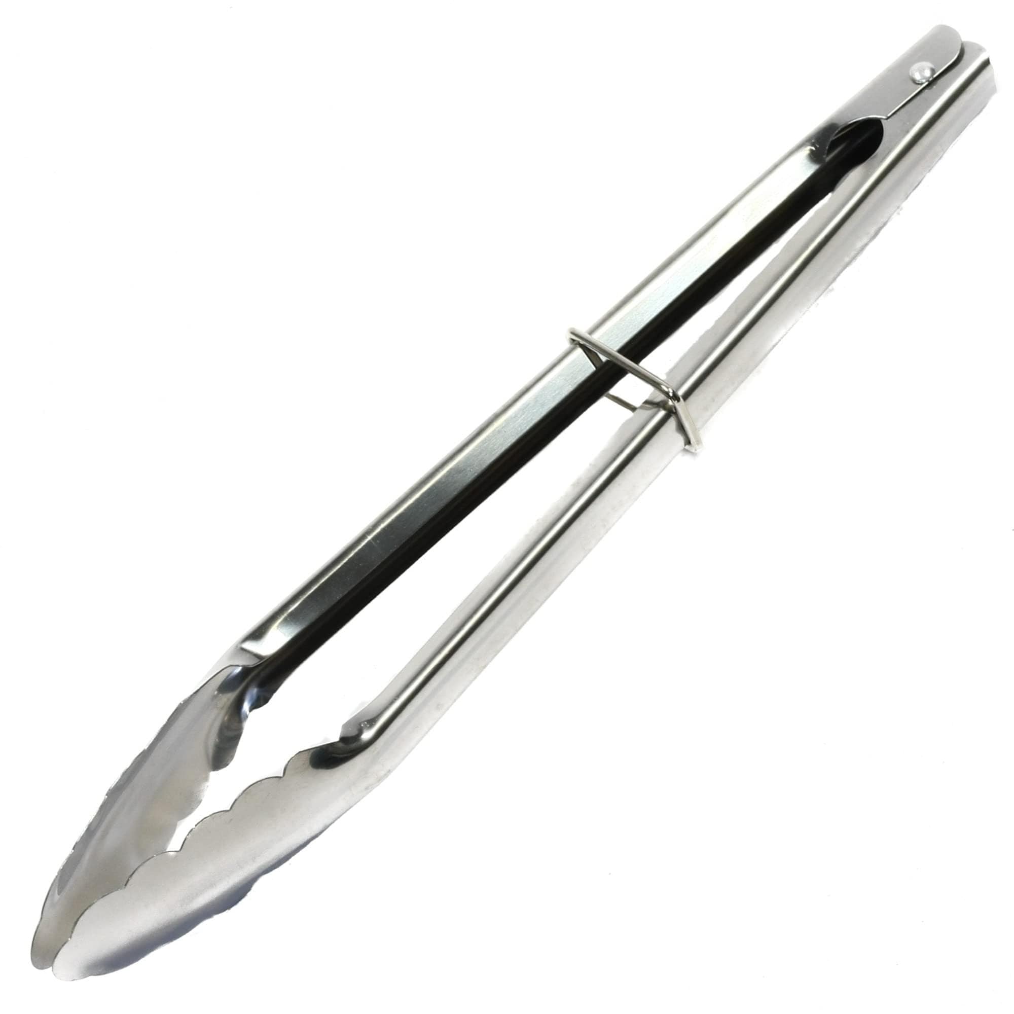 Chef Craft 12 Inch Classic Stainless Steel Clam Shell Tongs