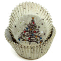 Chef Craft Classic Christmas Tree Patterned Paper Baking Cups 50 Count Cupcake Liners