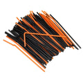 Chef Craft Flexible Plastic Halloween Drinking Straws 100 Pack