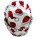Chef Craft Santa Hat Patterned Paper Baking Cups 50 Count Cupcake Liners