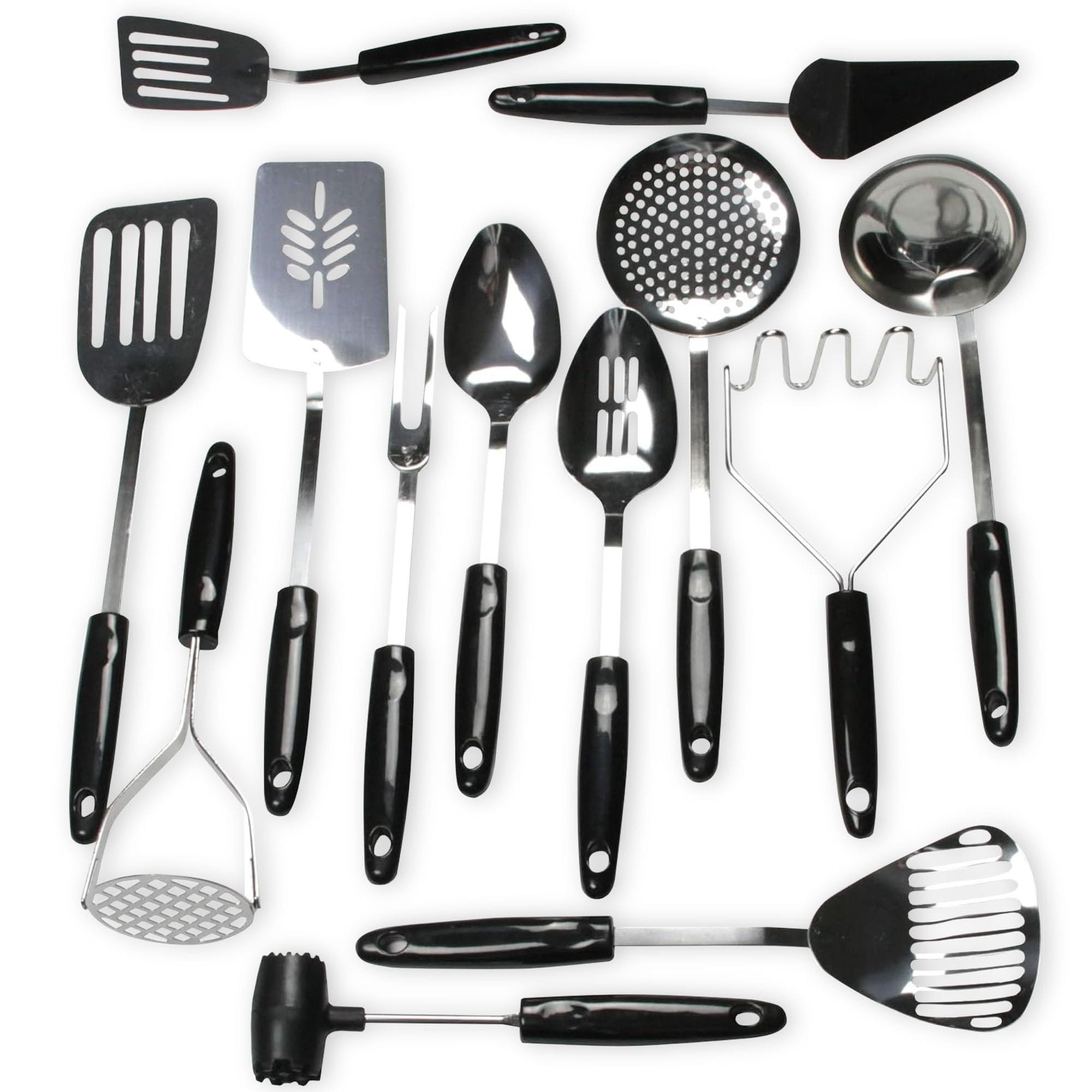 Chef Craft Select 13 Piece Select Stainless Steel Kitchen Tool And Utensil Set