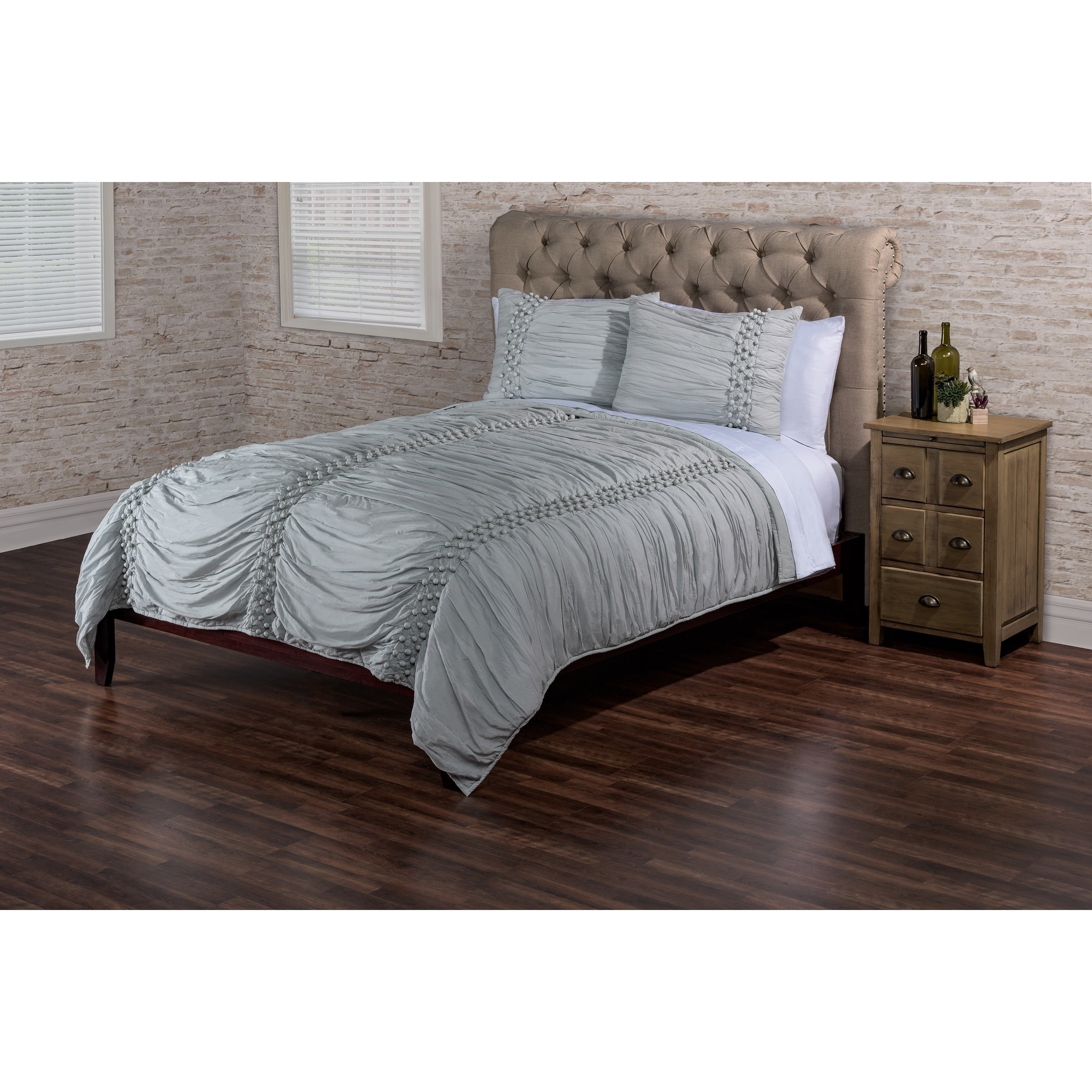 Chelsea Cane Light Blue Quilt By Rizzy Home