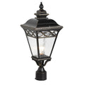 Cheri 1 Light Exterior Lighting In Imperial Black Finish