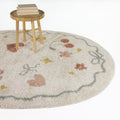 Cherie Kids Icons Ribbon Border Area Rug