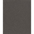 Chesapeake Hollis Charcoal Textured Diamond Wallpaper