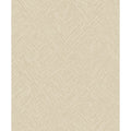 Chesapeake Hollis Light Brown Textured Diamond Wallpaper