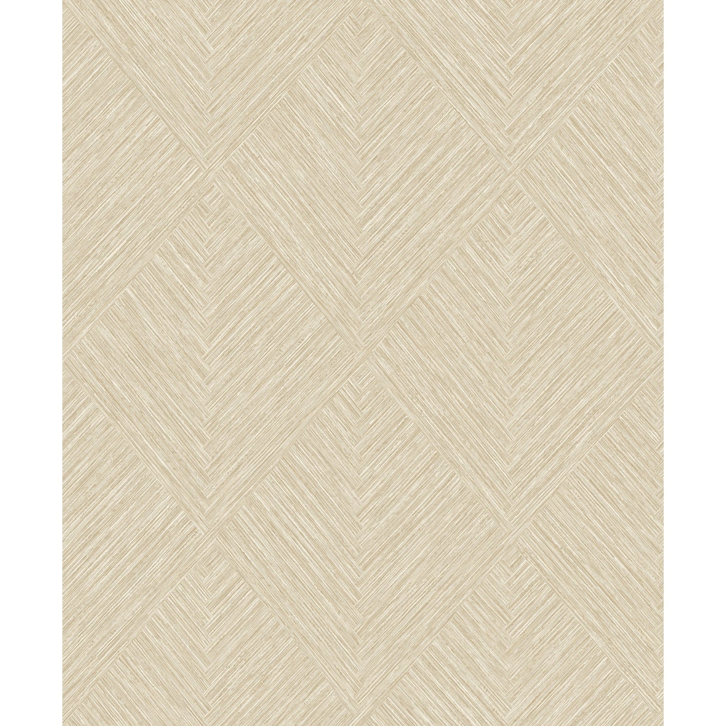 Chesapeake Hollis Light Brown Textured Diamond Wallpaper