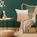 Chevron Chic Color Block Throw Pillow