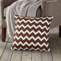 Chevron Cotton Canvas 20 Inch Pillow