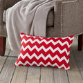Chevron Cotton Canvas 22 Inch Pillow