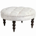 Chezalyn Round Bench With Wheels