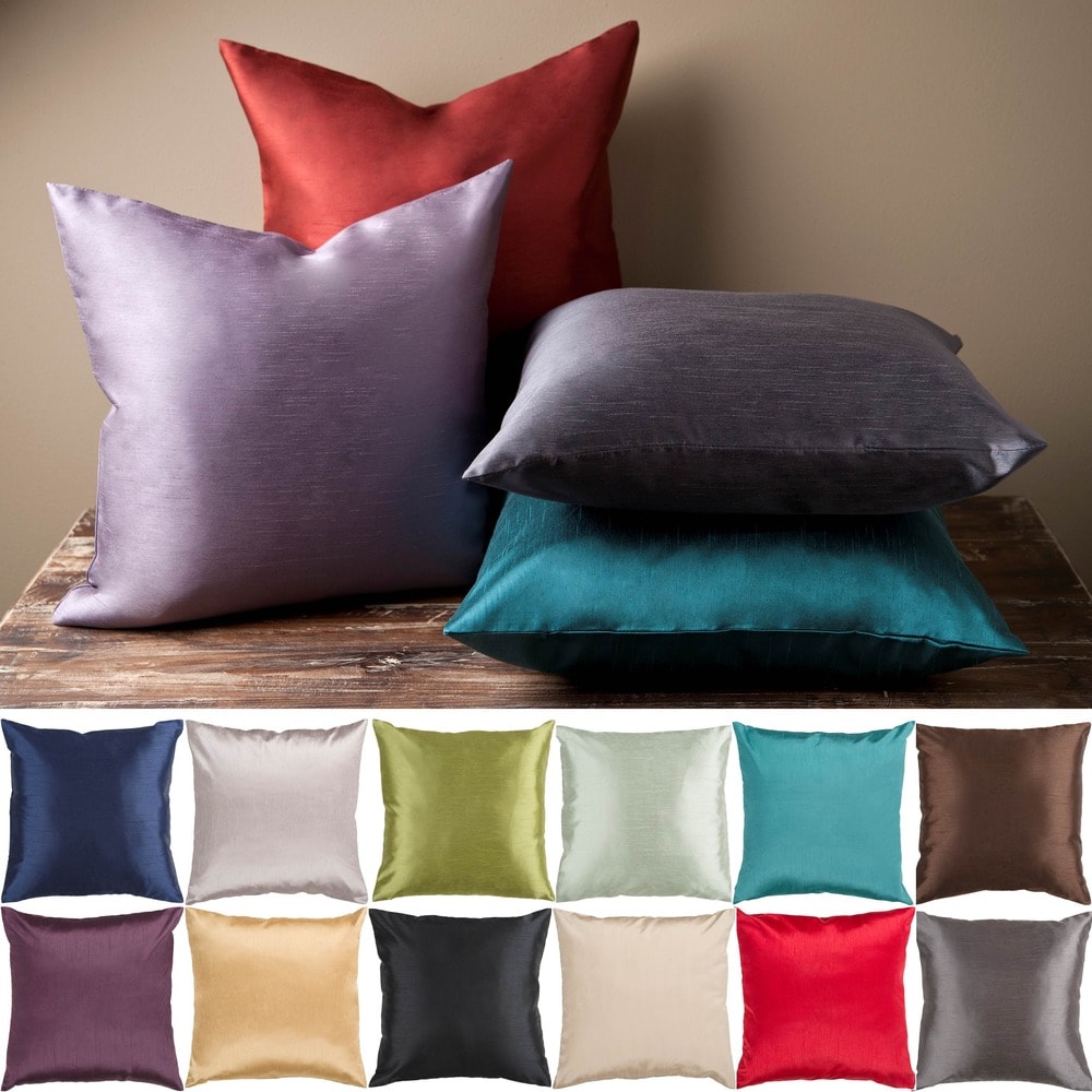 Chic 22 Inch Square Decorative Pillow